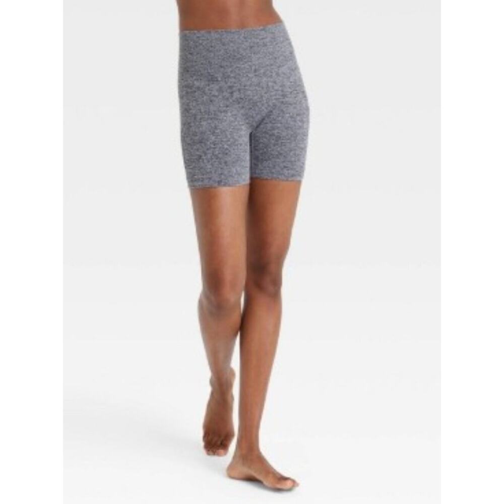 Colsie Charcoal Ribbed Bike Shorts XS 5.25" Inseam